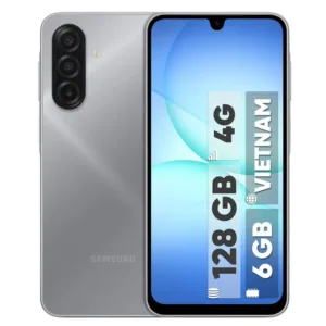 گوشی موبایل سامسونگ مدل Galaxy A17 4G دو سیم کارت ظرفیت 128 گیگابایت و رم 6 گیگابایت - ویتنام - به همراه شارژر 25 وات سامسونگ، 2 عدد قاب و 1 عدد محافظ صفحه نمایش