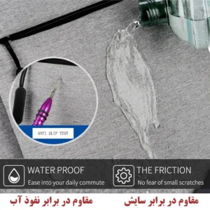 کوله پشتی لپ تاپ مدل 068Med مناسب برای لپ تاپ 14.1 تا 15.6 اینچی