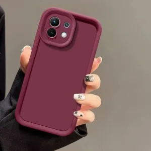 کاور موکولو مدل Silicone Puffer Apple Strap مناسب برای گوشی موبایل شیائومی Mi 11 Lite به همراه بند آویز