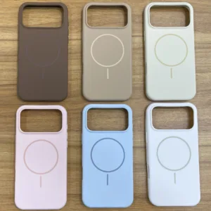 کاور طرح سیلیکون پاک کنی مگ سیف دار مناسب برای گوشی موبایل اپل IPHONE 17 PRO MAX