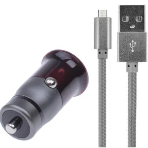 شارژر فندکی الدینیو مدل C304Q به همراه کابل تبدیل USB-C