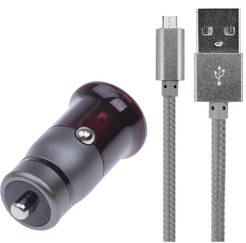 شارژر فندکی الدینیو مدل C304Q به همراه کابل تبدیل USB-C