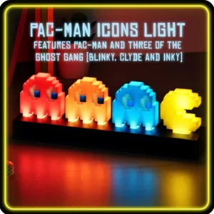 آیکون لایت پک-من مدل Paladone Pac Man and Ghosts Light