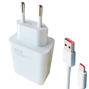 شارژر دیواری  مدل 33وات توربو به همراه تبدیل USB-C