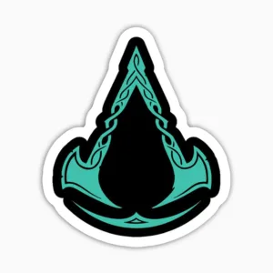 استیکر لپ تاپ و موبایل بووم طرح اساسین کرید مدل Logo کد AG34