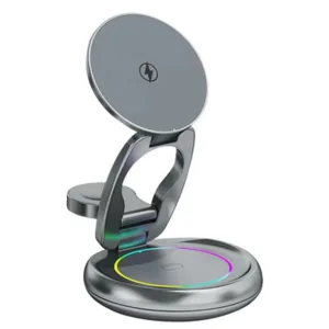 شارژر رومیزی 15وات مدل   LFX-208 3in1 Wireless charger