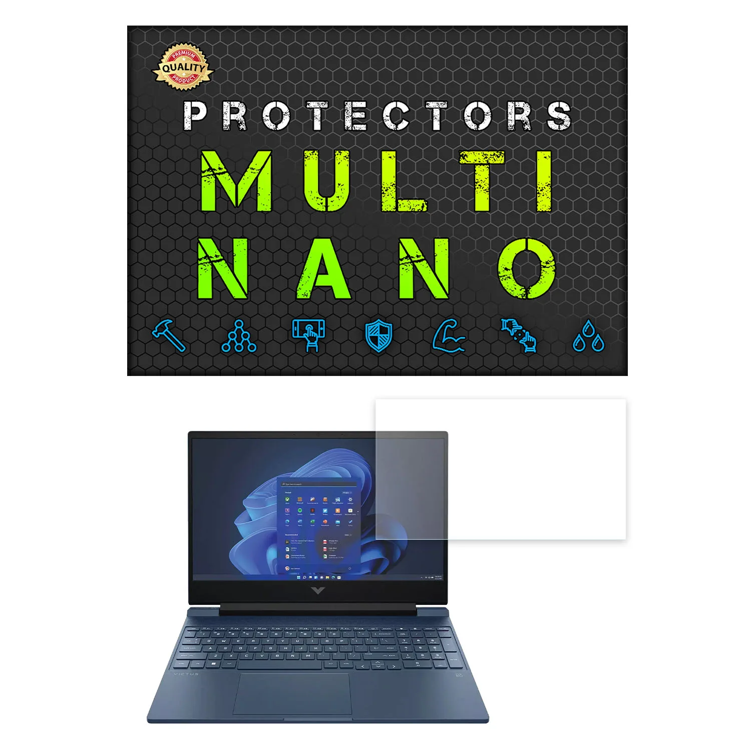 محافظ صفحه نمایش مولتی نانو مدل X-S1N مناسب برای لپ تاپ اچ پی  Victus 15 FB1013DX 2023 15.6 inch