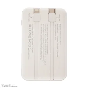 پاوربانک بی سیم 22.5 وات بونو پلاس مدل PB2005 ظرفیت 20000 میلیآمپرساعت به همراه کابل USB-C