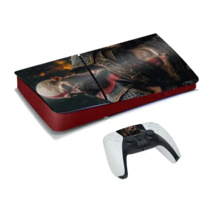برچسب کنسول بازی پلی استیشن 5 اسلیم کایمون مدل god of war کدP5S011 بسته 6عددی