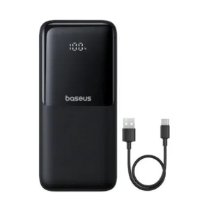 پاوربانک 22.5 وات بیسوس مدل LIPOW PPJP312 ظرفیت 20000 میلی آمپر ساعت به همراه کابل usb-c و لایتنینگ