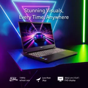 لپ تاپ 15.6 اینچی ایسر مدل Aspire 7 A715-79G-Core 5 210H-RTX3050 4GB-16GB DDR4 3200MHz-512GB SSD-FHD 144Hz