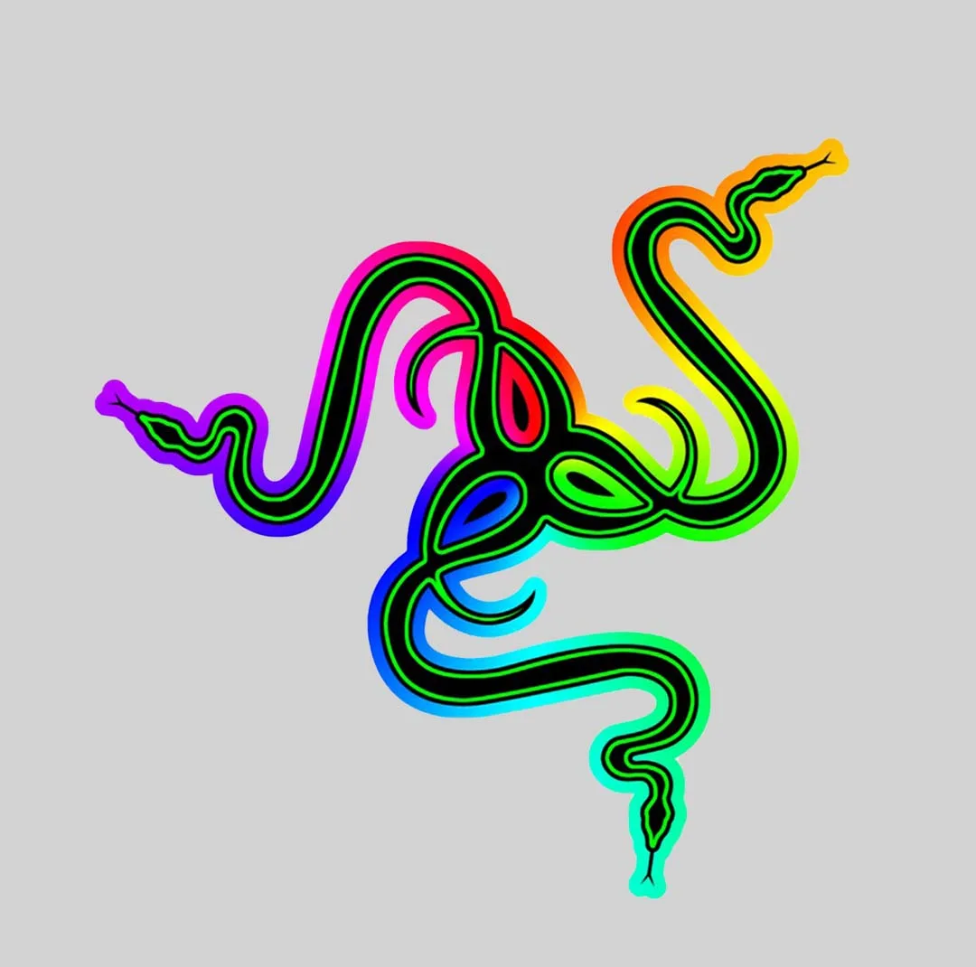 استیکر لپ تاپ کارنیکا طرح ریزر مدل razer-1717001