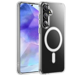 کاور مسیر مدل Clear Magnetic Magsafe مناسب برای گوشی موبایل سامسونگ Galaxy A35
