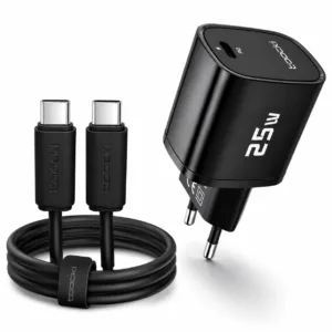 شارژر دیواری ۲۵ وات توکی مدل A12 به همراه کابل USB-C