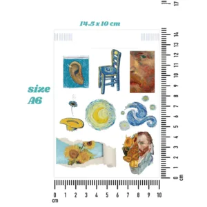 استیکر لپ تاپ طرح ونسان ونگوک کد 01