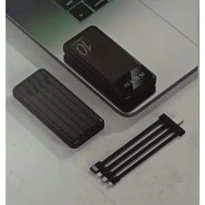 پاوربانک 5 وات مدل N-33 ظرفیت 10000 میلیآمپرساعت به همراه یک عدد کابل USB-C
