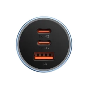 شارژر فندکی 65 وات باسئوس مدل Golden Contactor Pro 65W