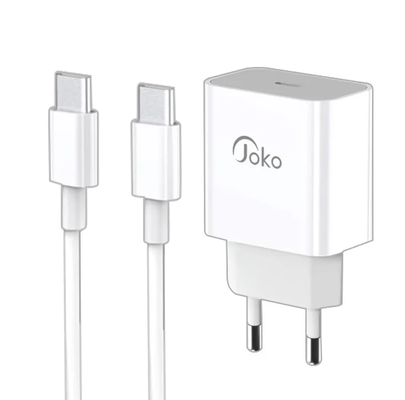 شارژر دیواری 20 وات جوکو مدل JK78-PX12 به همراه کابل تبدیل usb-C