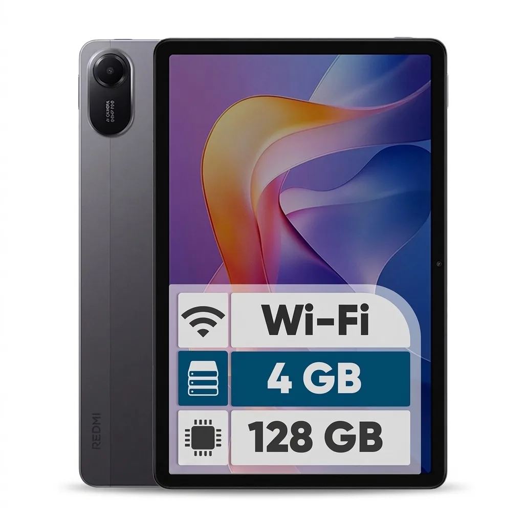 تبلت ۱۱ اینچ شیائومی مدل Redmi Pad 2 Wi-Fi با ظرفیت 128 گیگابایت و رم 4 گیگابایت، رزولوشن دوربین اصلی ۸ مگاپیکسل، پشتیبانی از قلم