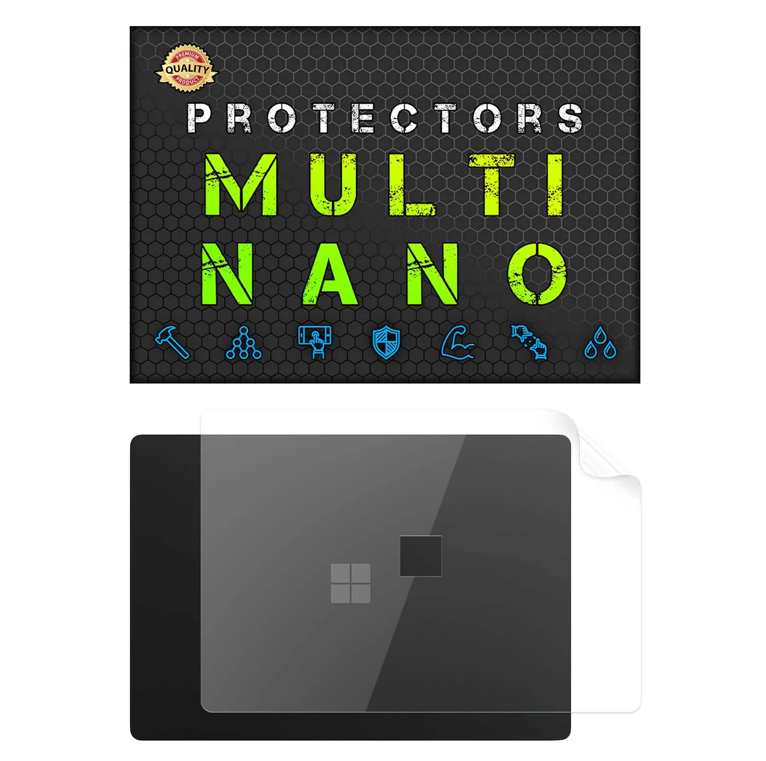 محافظ پشت شفاف لپ تاپ مولتی نانو مدل X-F1T مناسب برای لپ تاپ مایکروسافت سرفیس Laptop 3 13.5 inch 2019
