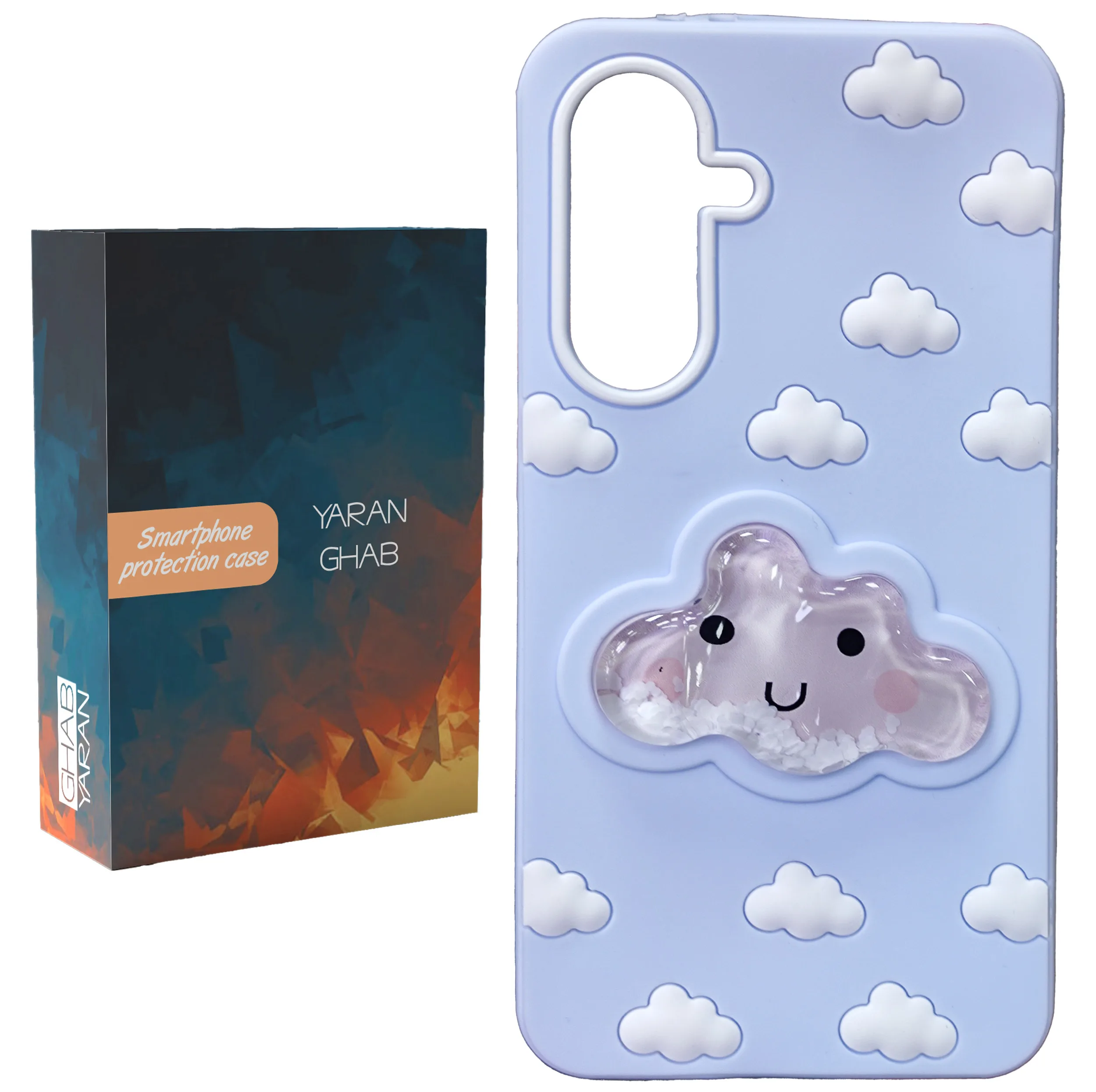 کاور قاب یاران مدل ابر مناسب برای گوشی موبایل سامسونگ  Galaxy A15 4G / A15 5G* A24