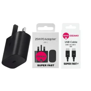 شارژر دیواری 25 وات مدل EP-TA800SAM به همراه کابل تبدیل USB-C طول 1 متر