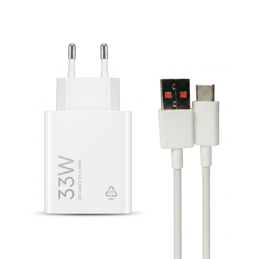 شارژر دیواری 33 وات مدل MDY_16_EF به همراه کابل USB-C