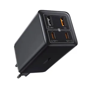 شارژر دیواری 100 وات 4 پورت بیسوس مدل GaN6 Pro به همراه کابل USB-C به USB-C