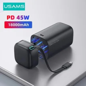 پاوربانک یوسمز مدل CD216 ظرفیت 18000 میلی آمپر ساعت