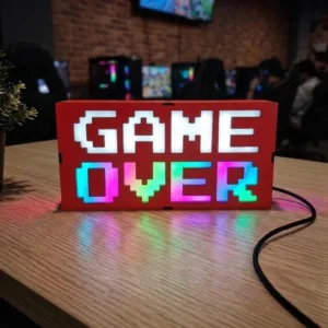 لایت باکس گیمینگ مدل R - GAME OVER