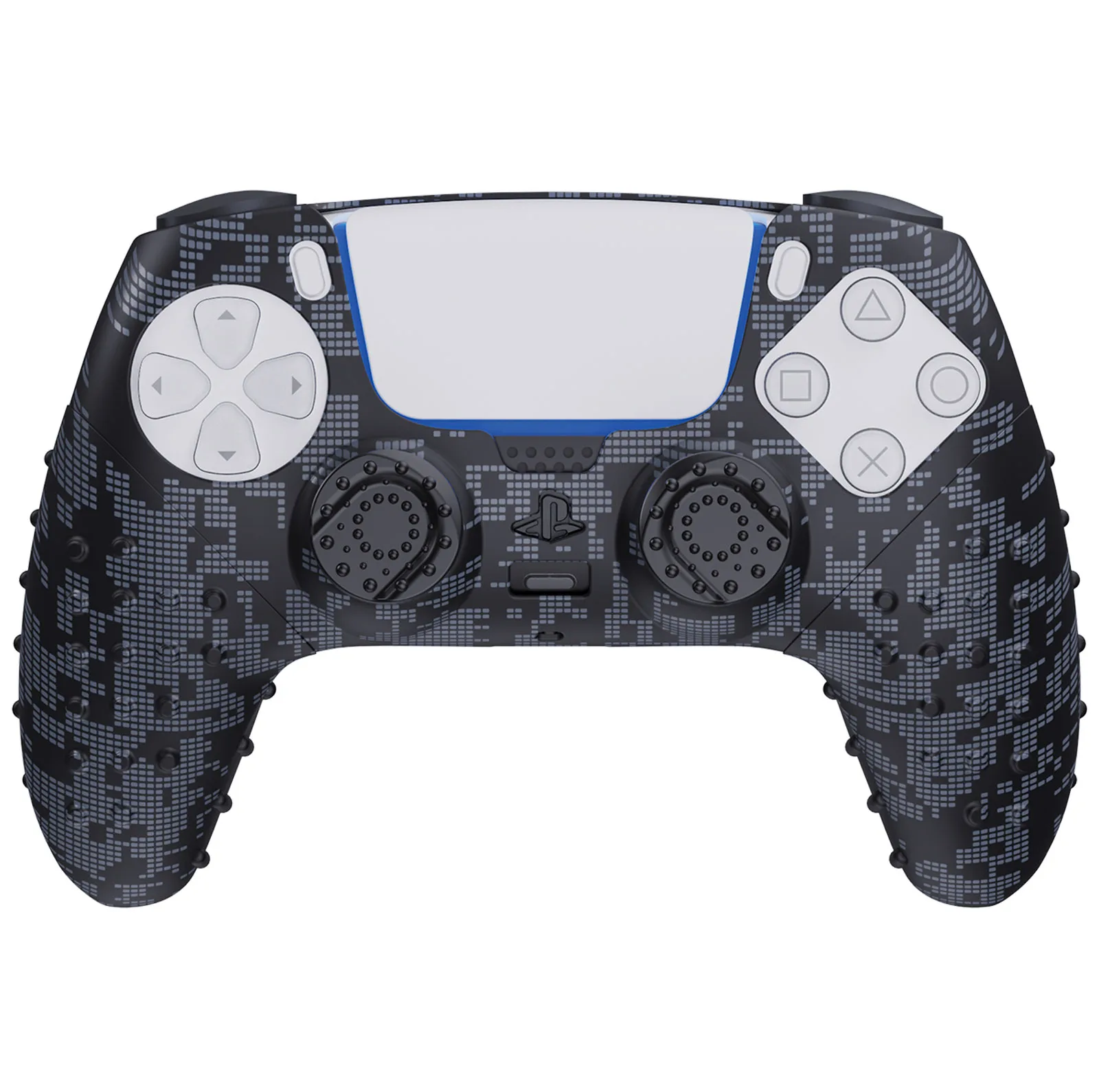 محافظ دسته پلی استیشن 5 اسپارک فاکس مدل Silicone Grip Pack Digital Camo به همراه روکش آنالوگ