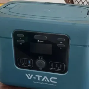 پاور استیشن قابل حمل V-TAC 1000W مدل VT-1001 با ظرفیت باتری ۳۲۸ هزار میلی آمپر ساعت