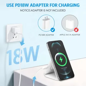 شارژر بی سیم مدل 3in1 magnetic wireless charger