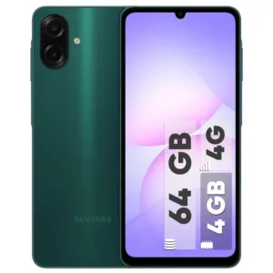 گوشی موبایل سامسونگ مدل Galaxy A07 دو سیم کارت ظرفیت 64 گیگابایت و رم 4 گیگابایت - به همراه شارژر 25 وات سامسونگ، کاور سیلیکونی و محافظ صفحه نمایش