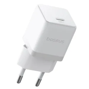 شارژر دیواری 20 وات بیسوس مدل Palm 1C به همراه کابل تبدیل USB-C