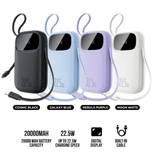 پاوربانک 22.5 وات بیسوس مدل EnerFill FC31 Qpow3 ظرفیت 20000 میلیآمپرساعت