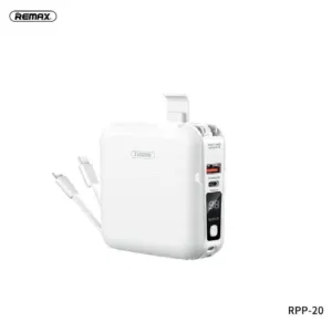 پاوربانک ریمکس مدل Infinity All in one - AC charger-RPP-20 ظرفیت 15000 میلی آمپرساعت