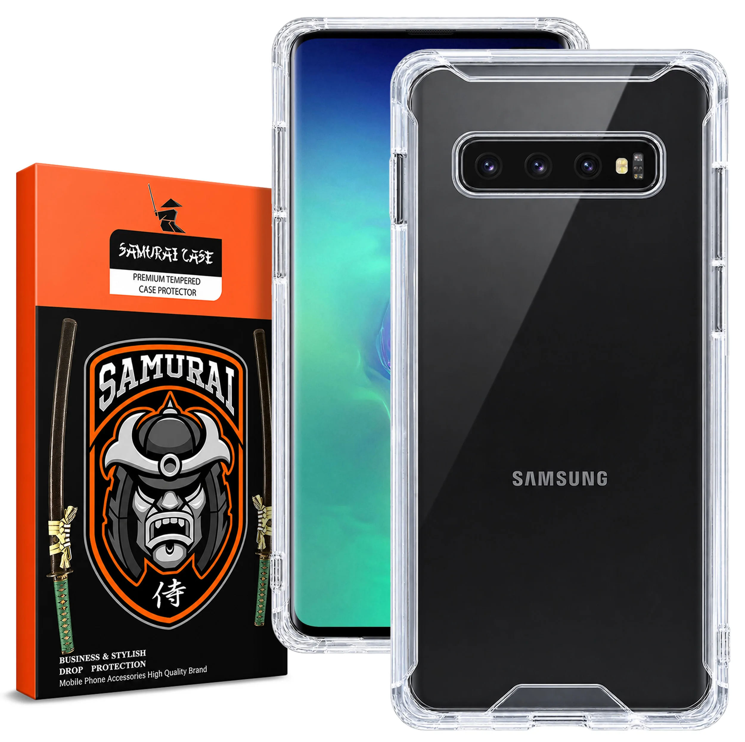 کاور سامورایی مدل onyx مناسب برای گوشی موبایل سامسونگ Galaxy S10 Plus