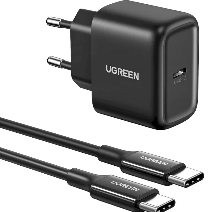 شارژر دیواری یوگرین مدل CD250-50581 به همراه کابل USB-C