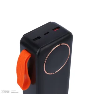 پاوربانک 22.5 وات بونو پلاس مدل PB3001 ظرفیت 30000 میلیآمپرساعت به همراه کابل متصل microUSB، USB-C، USB-A و لایتنینگ