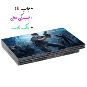 برچسب پلی استیشن ۲ مدل بازی رزیدنت ایول 4 کد 2025