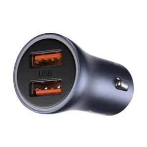شارژر فندکی باسئوس مدل TZCCJD-40W به همراه کابل تبدیل USB-C
