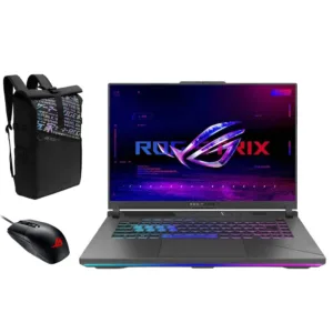 لپ تاپ 16 اینچی ایسوس مدل ROG Strix G16 G614JVR-Core i9 14900HX-RTX4060 8GB-64GB DDR5 5600MHz-1TB SSD-WUXGA 165Hz به همراه کیف و ماوس - کاستوم شده